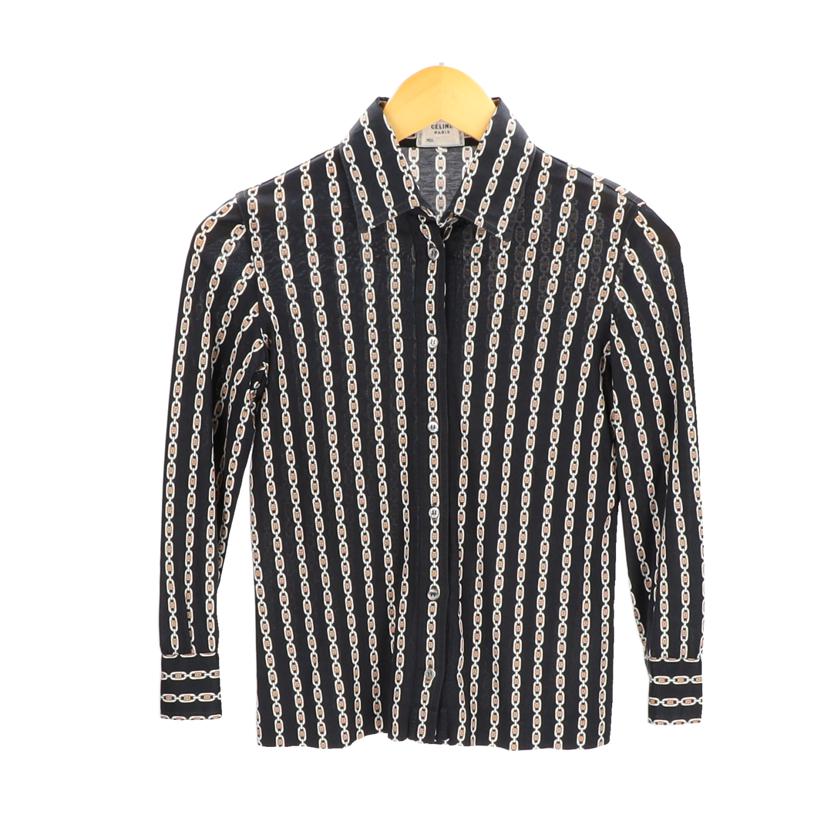 CELINE セリーヌ/CELINE ヴィンテージシャツ/ネイビー//ABランク/82