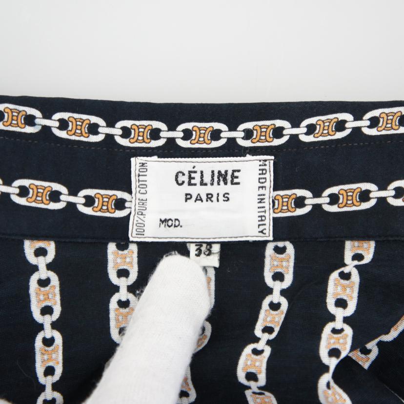 CELINE セリーヌ/CELINE ヴィンテージシャツ/ネイビー//ABランク/82
