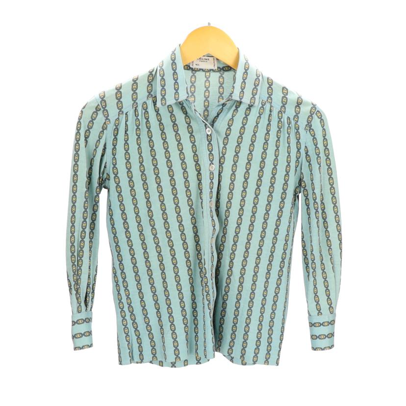 CELINE セリーヌ/CELINE ヴィンテージシャツ /ブルー//Bランク/82