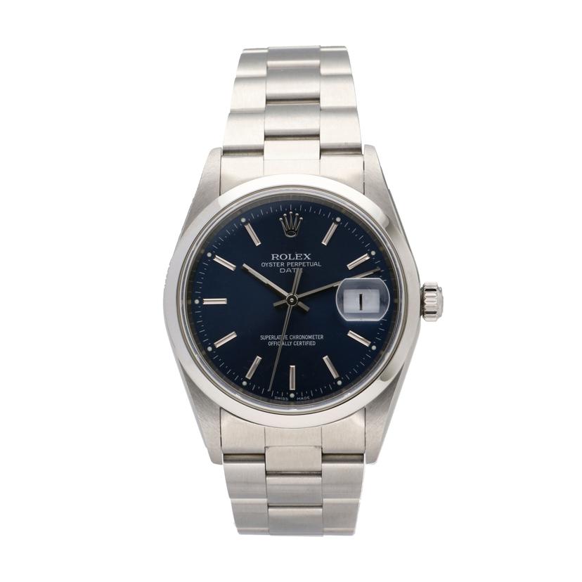 ROLEX ロレックス/オイスターパーペチュアルデイト/ブルー/SS/15200//P26****/Aランク/75