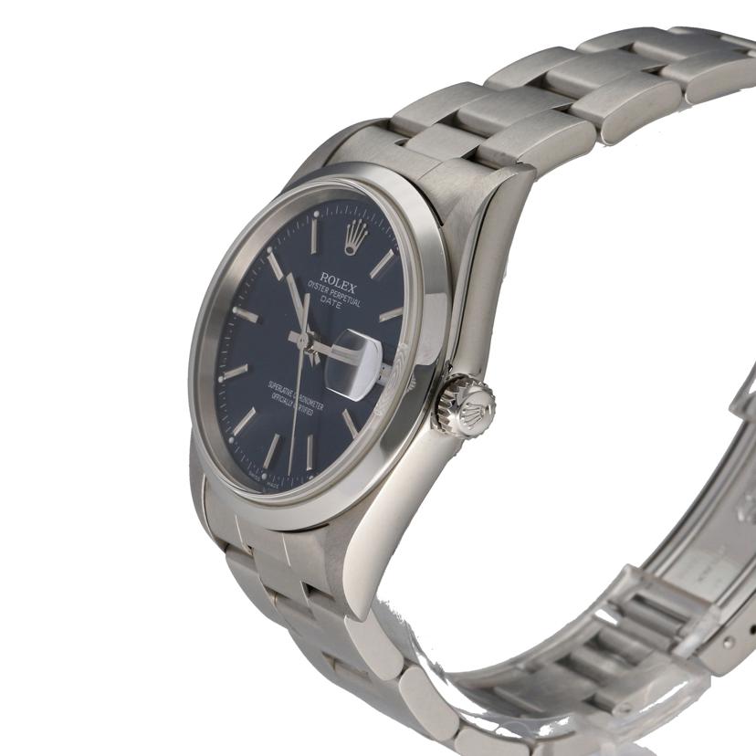 ROLEX ロレックス/オイスターパーペチュアルデイト/ブルー/SS/15200//P26****/Aランク/75