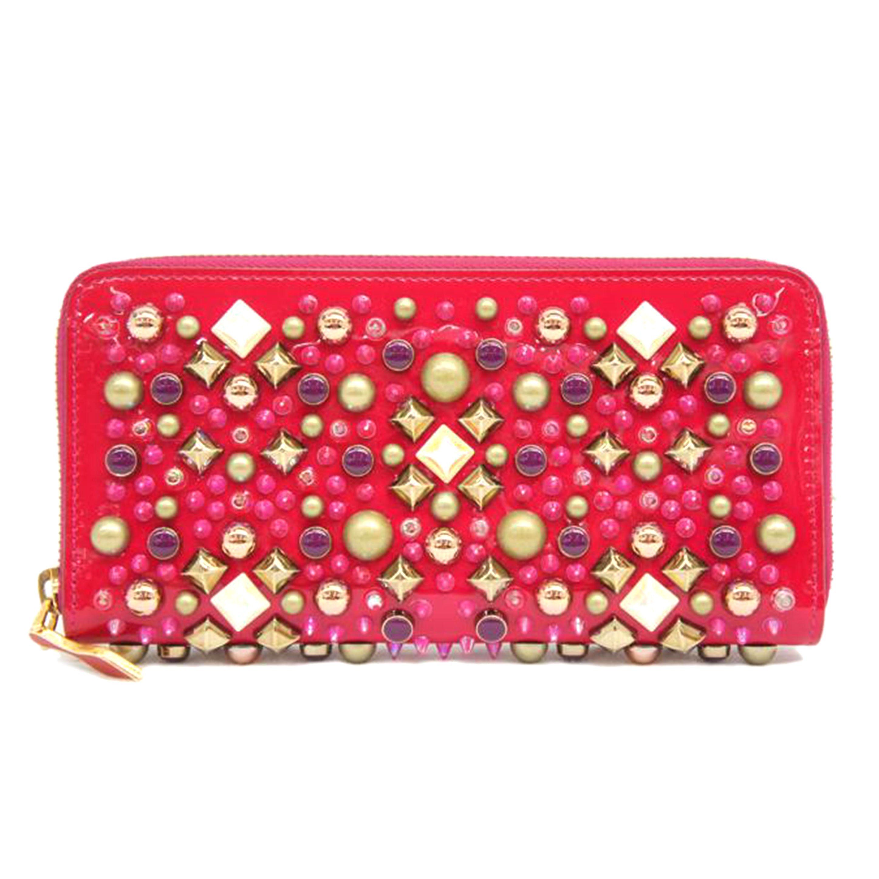 C.Loubtin クリスチャン・ルブタン/パネトーネラウンドファスナー財布/3175226//P185/ABランク/05