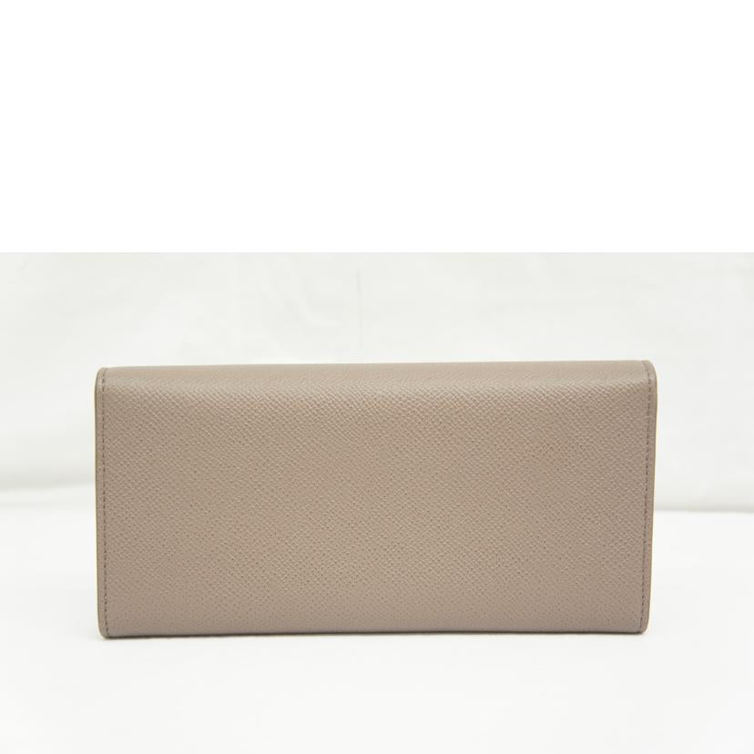 Salvatore Ferragamo サルヴァトーレ・フェラガモ/ガンチーーノクリップグレージュ長財布/22-D150//0714922/Aランク/05