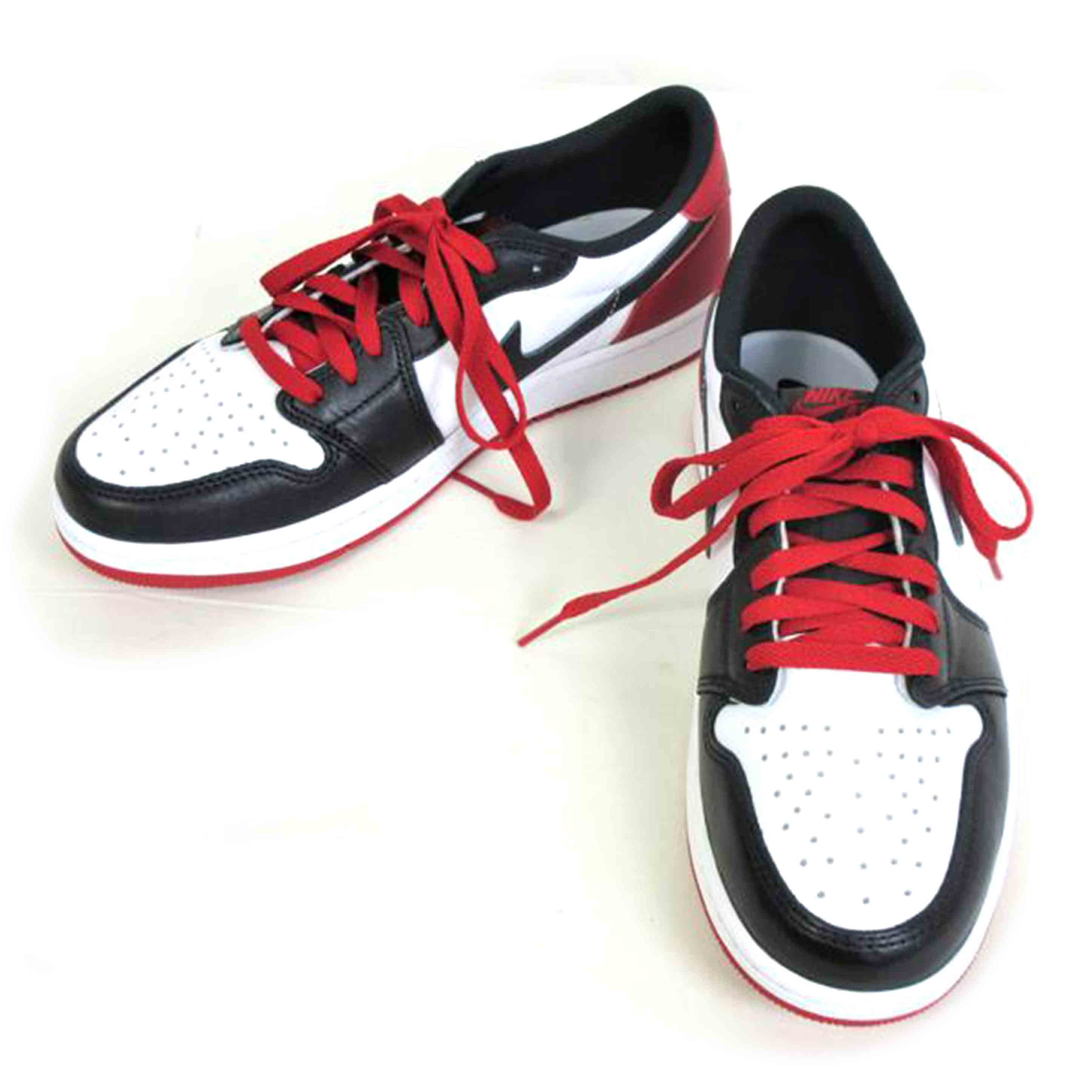 NIKE ナイキ/NIKE AIR JORDAN 1 RETRO LOW OG BLACK TOE/CZ0790-106//ABランク/70