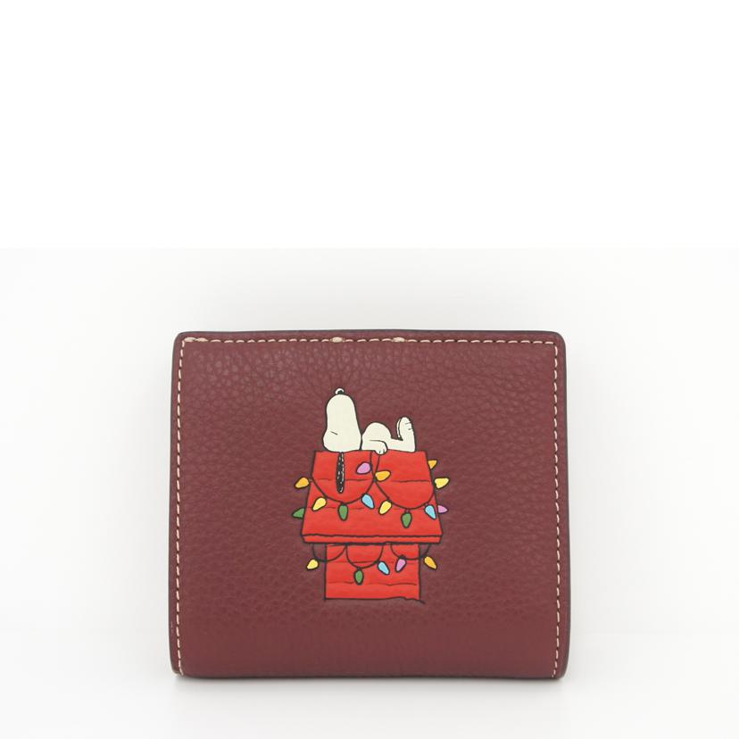 COACH コーチ/コーチ×PEANUTSコラボ二つ折り財布/H2246//CF2**/SAランク/75