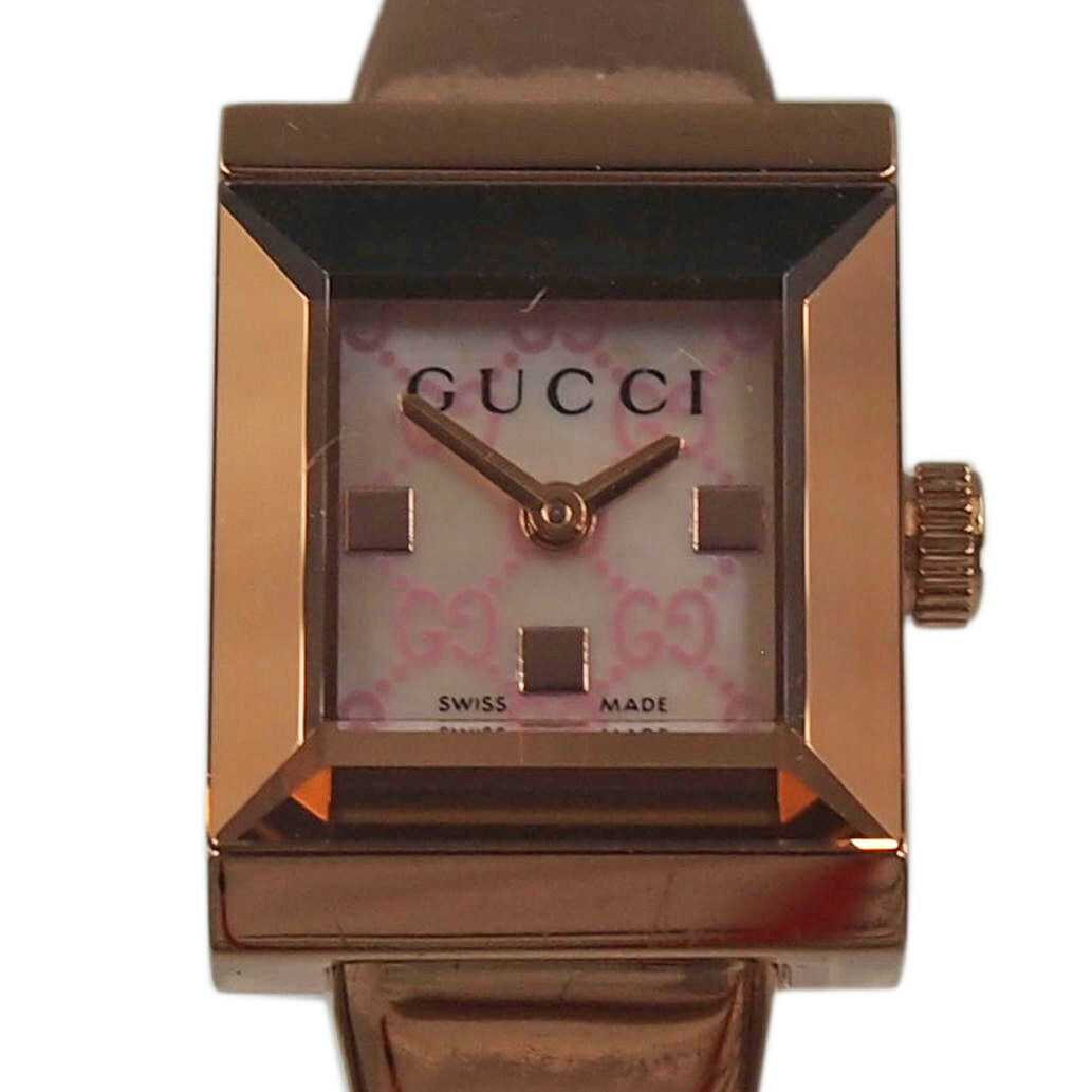 GUCCI グッチ/ピンクシエル Gフレーム バングル レディース/128.5/149*****/Bランク/52