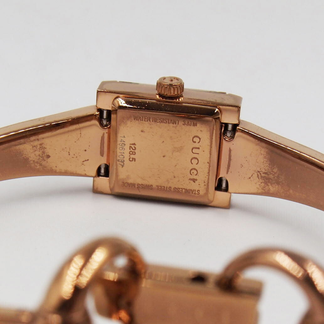 GUCCI グッチ/ピンクシエル Gフレーム バングル レディース/128.5/149*****/Bランク/52