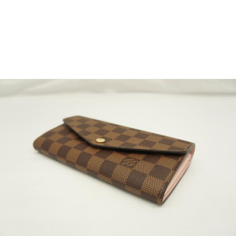 LV ルイ・ヴィトン/ポルトフォイユ・サラ/ダミエ/エベヌ/N63209//IC チップ内臓/ABランク/05