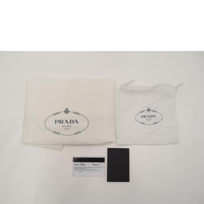 PRADA プラダ キャンバス 斜め掛け 紺 レディース/カナパミニ2wayトート/ネイビー/1BG439//204/ABランク/69