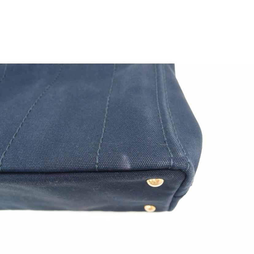 PRADA プラダ キャンバス 斜め掛け 紺 レディース/カナパミニ2wayトート/ネイビー/1BG439//204/ABランク/69