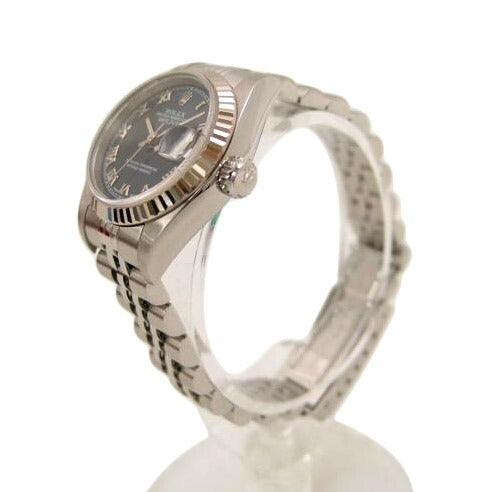 ROLEX ロレックス 2001年頃製造 ネイビー文字盤/デイトジャスト・レディース・SS×WG/K番/79174//K47**********/SAランク/69