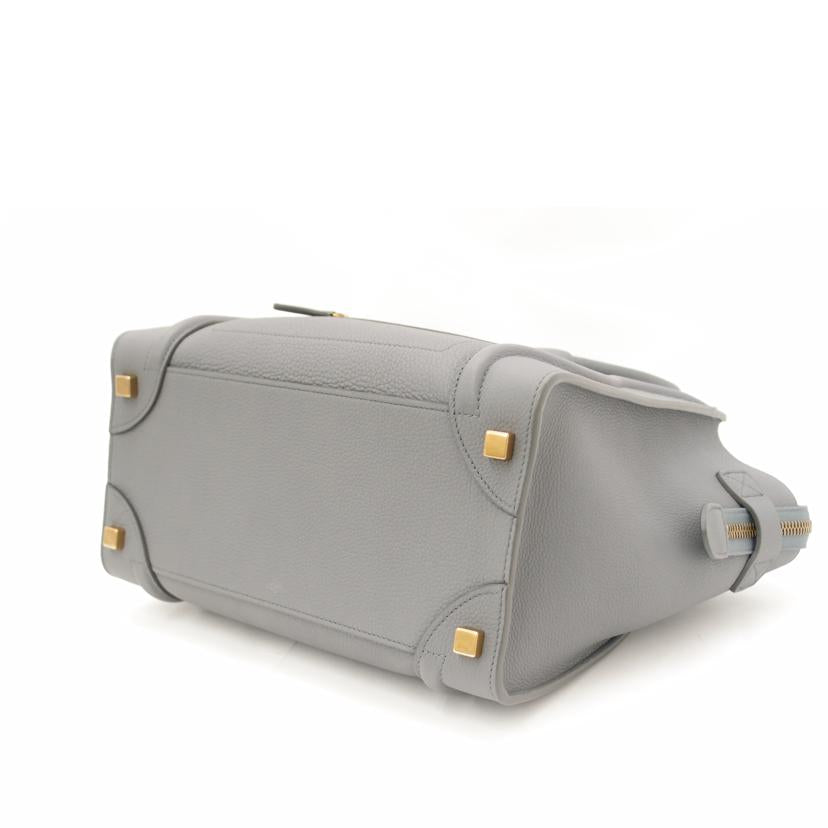 CELINE セリーヌ ハンド レディース/ラゲージマイクロショッパー/グレー//Aランク/69