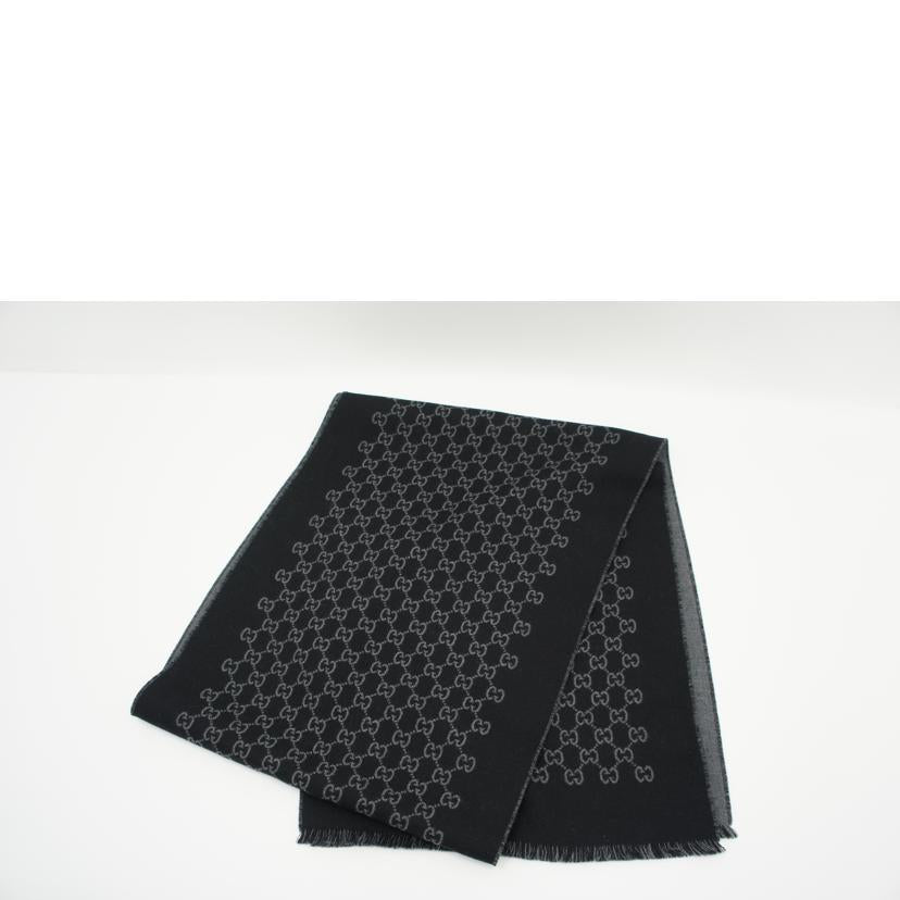 GUCCI グッチ/GG柄ウールマフラー/グレー//Aランク/75