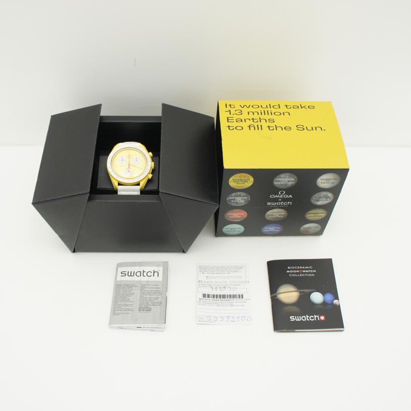 OMEGA×swatch オメガ×スウォッチ/ムーンスウォッチ/MISSION TO THE SUN/クオーツ/SO33J100//SAランク/75