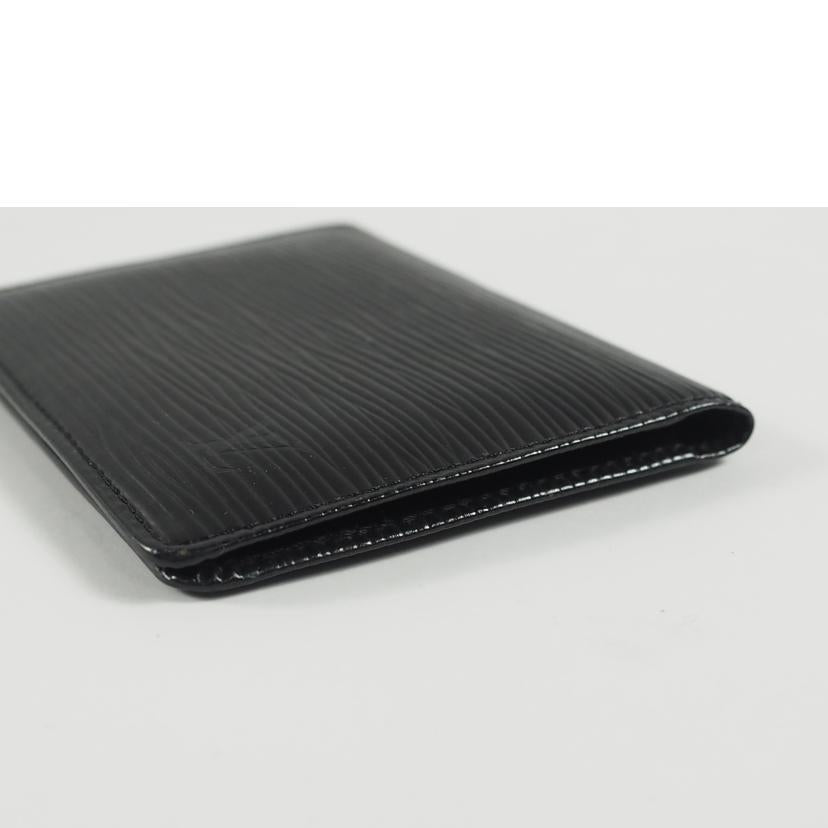 LOUIS VUITTON ルイ ヴィトン/ポルト2 カルトクレディ/エピ/ノワール/M63202//SP0***/BCランク/79