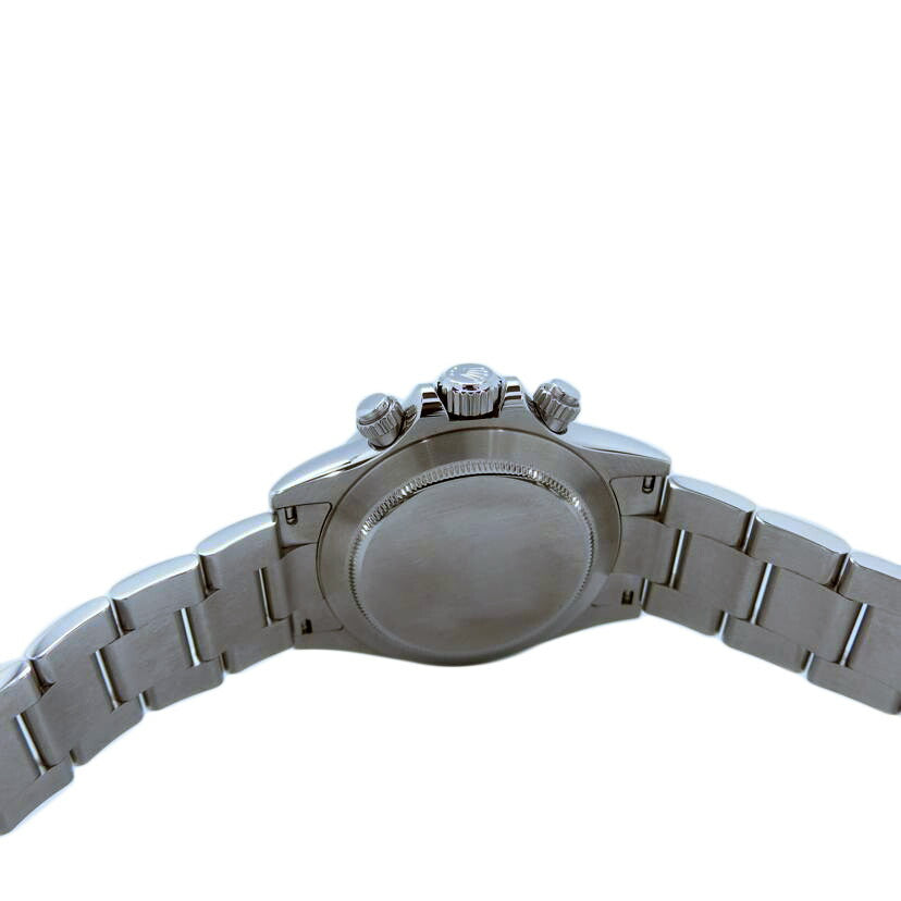 ROLEX ロレックス 腕時計 2009年頃製造 ルーレット ステンレス メンズ/コスモグラフ・デイトナ/黒文字盤/09年製/116520//V86****/Aランク/82