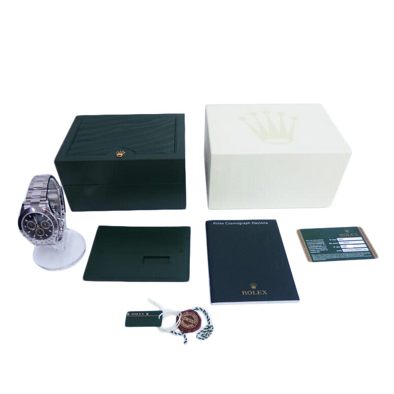 ROLEX ロレックス 腕時計 2009年頃製造 ルーレット ステンレス メンズ/コスモグラフ・デイトナ/黒文字盤/09年製/116520//V86****/Aランク/82