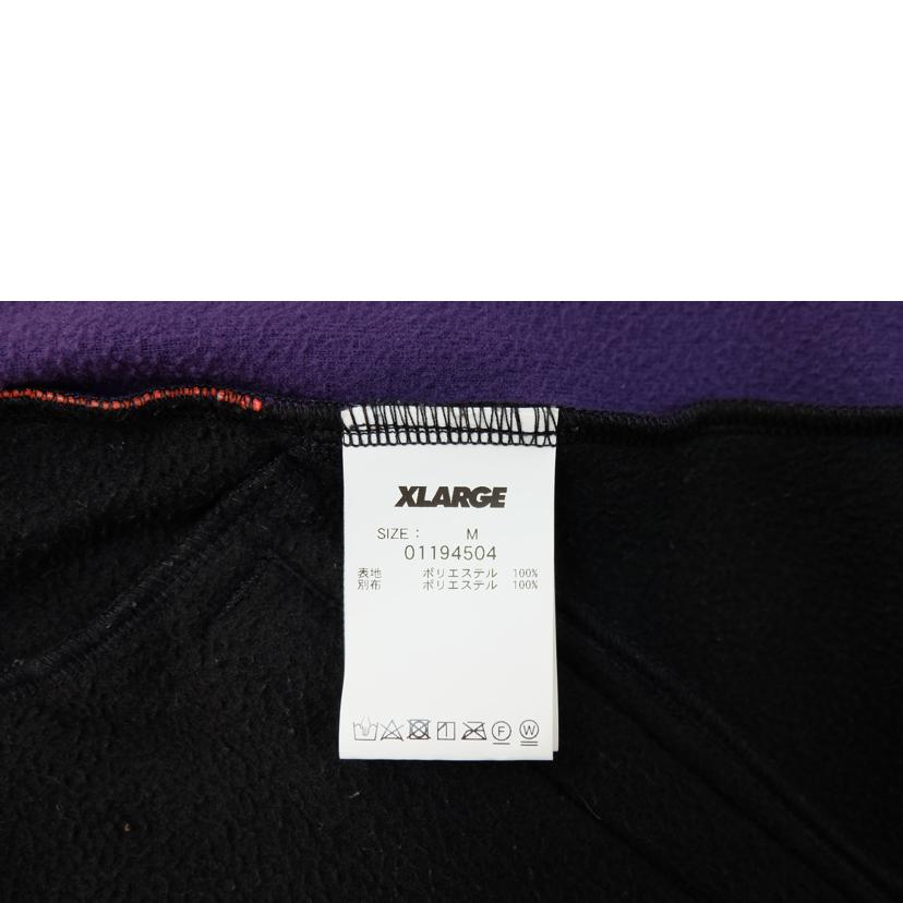 X-LARGE エクストララージ/マルチパネルジップフリース/01194504//ABランク/71