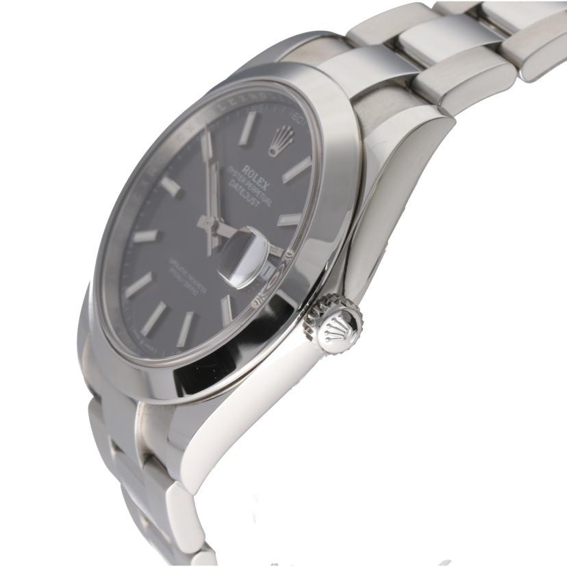 ROLEX ロレックス ランダムシリアル ギャラ2019年日付 シルバー文字盤 オイスターブレス ステンレス メンズ/デイトジャスト41・スレート/ランダム番/126300//X53*****/ABランク/03