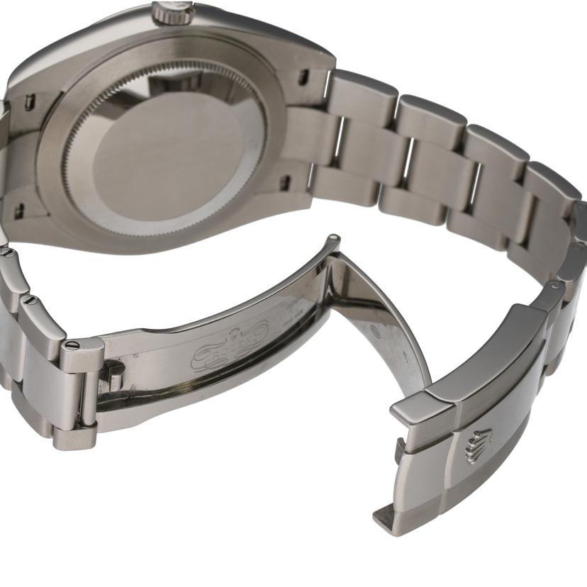 ROLEX ロレックス ランダムシリアル ギャラ2019年日付 シルバー文字盤 オイスターブレス ステンレス メンズ/デイトジャスト41・スレート/ランダム番/126300//X53*****/ABランク/03