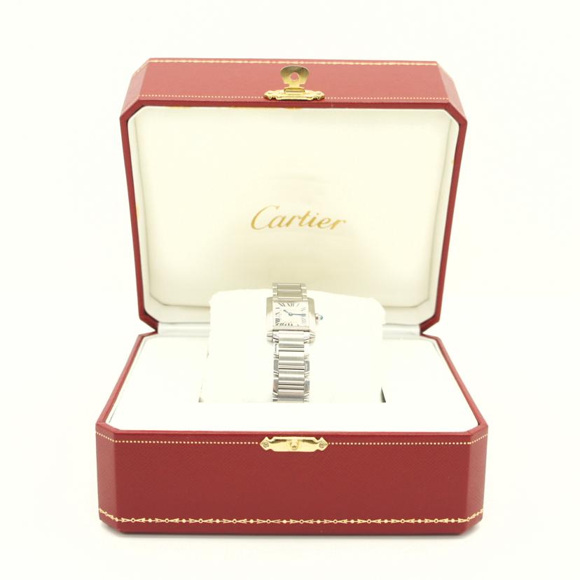 Carteir カルティエ Carteir W51008Q3 タンクフランセーズSM レディース クオーツ腕時計/タンクフランセーズSM/レディース/クオーツ/W51008Q3//230**********/ABランク/37