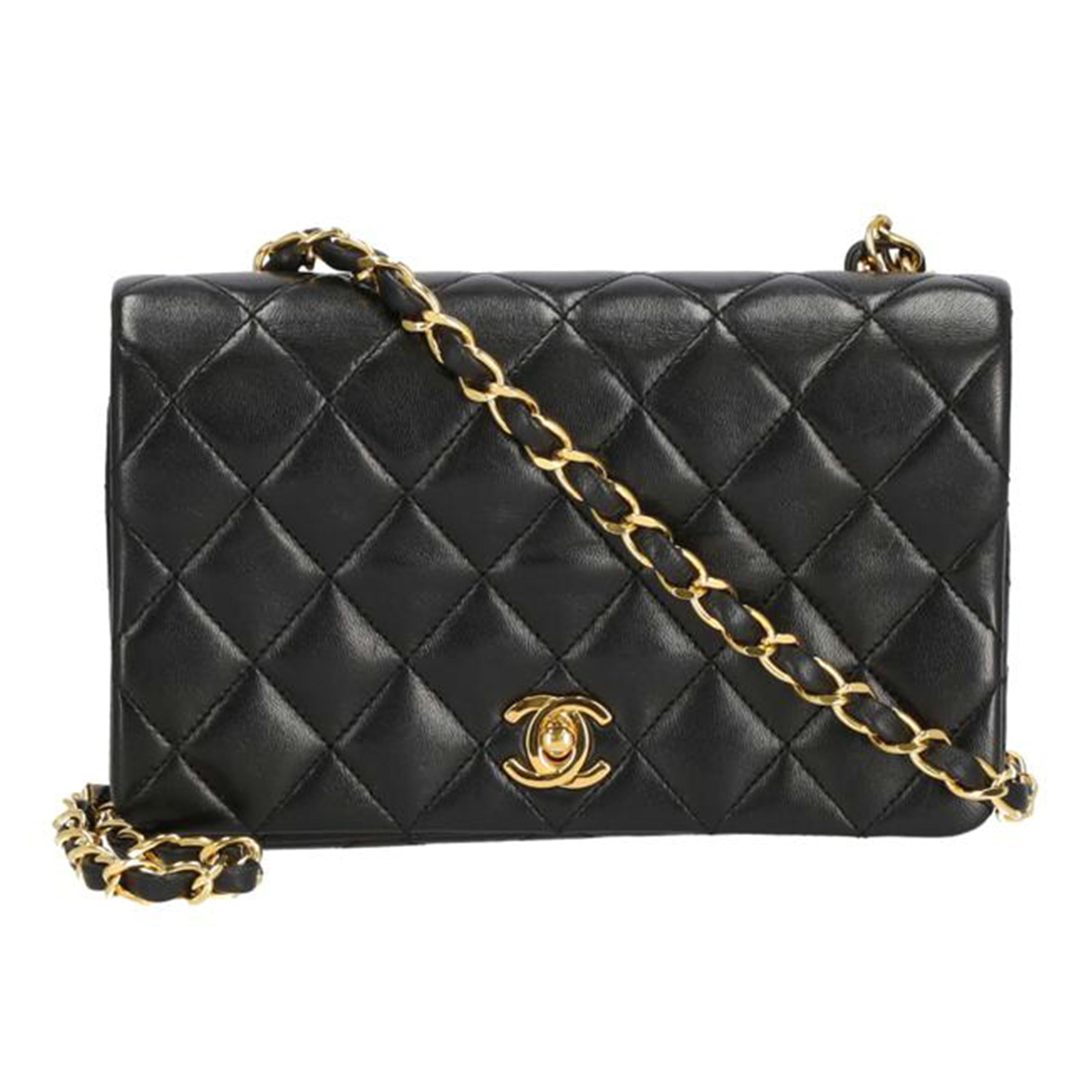 レア 美品 正規 CHANEL シャネル 黒ラムXLデカマトラッセ4WAY ...