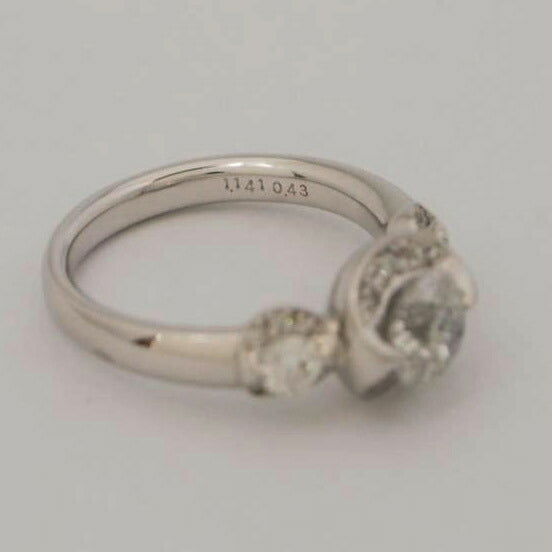/ PT900ダイヤリング1.141/0.43ct//Bランク/76