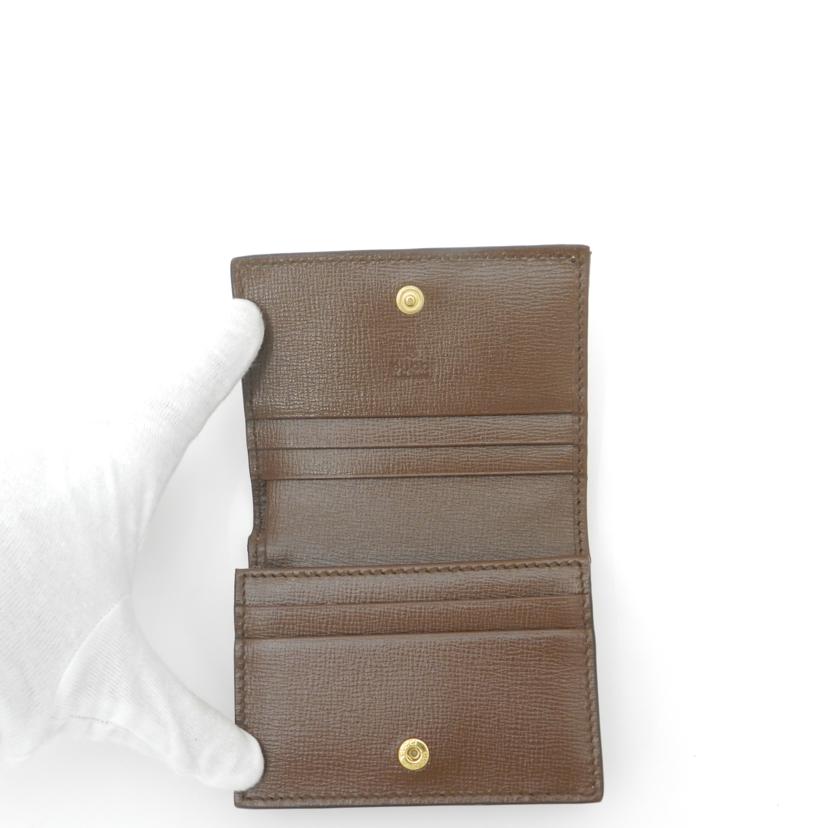 GUCCI グッチ 二つ折り財布 レディース/GGスプリームハートモチーフコンパクト財布/グレー/648848//0416/SAランク/69