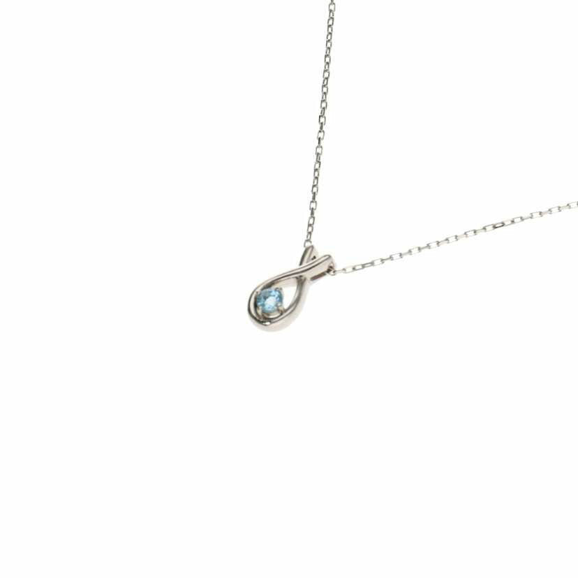 Pt850/900/Ptブルートパーズネックレス/2.0//Aランク/75