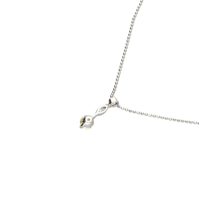 Pt85/900/Ptダイヤネックレス 0.34/0.13/3.4//0.34/0.13/Aランク/75