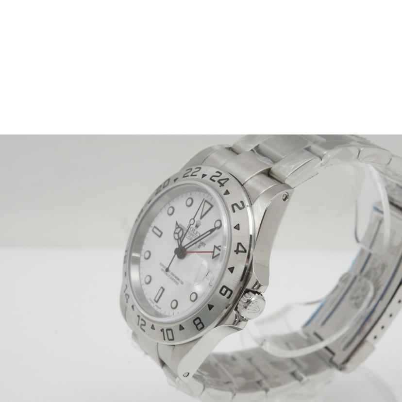 ROLEX ロレックス/エクスプローラーⅡ/白文字盤/K番/16570//K388337/SAランク/75