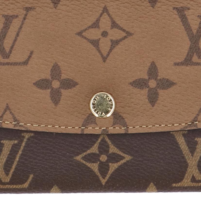 LV ルイヴィトン/ポルトフォイユエミリー/モノグラムリバース/M82517//EFI*/Aランク/75