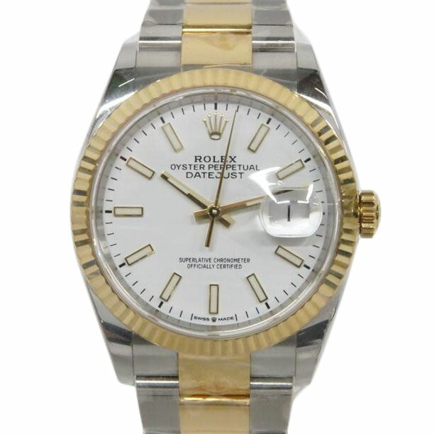 ROLEX ロレックス/デイトジャスト/白文字盤/126233//P0S27558/SAランク/77
