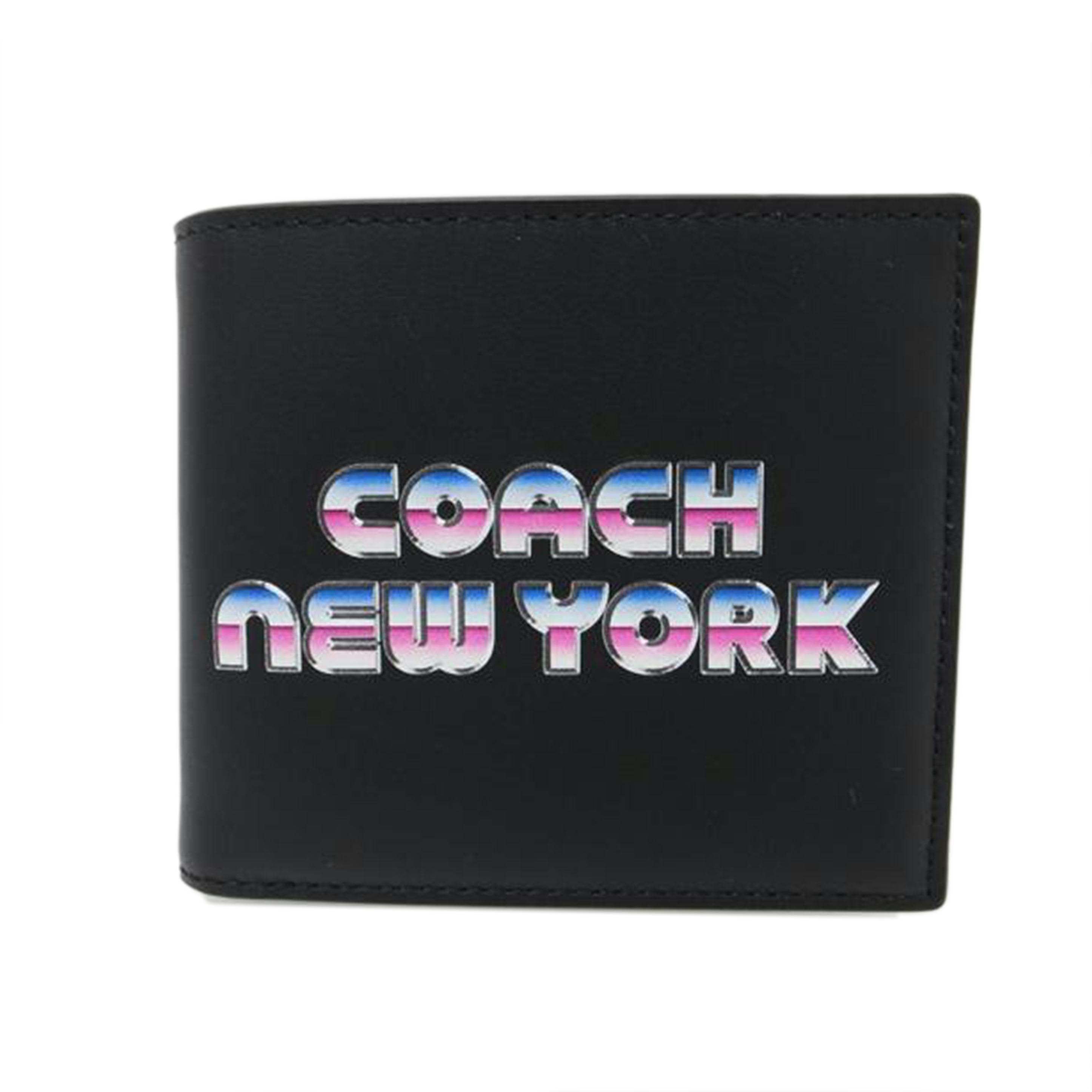 COACH コーチ/レザー2つ折り札入れ/C3412//Aランク/88