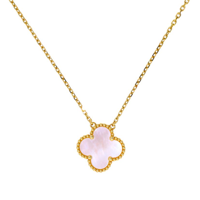 Van Cleef & Arpels /AU750ヴィンテージアルハンブラ マザーオブパールネックレス/VCARA45900//JE51025/ABランク/75