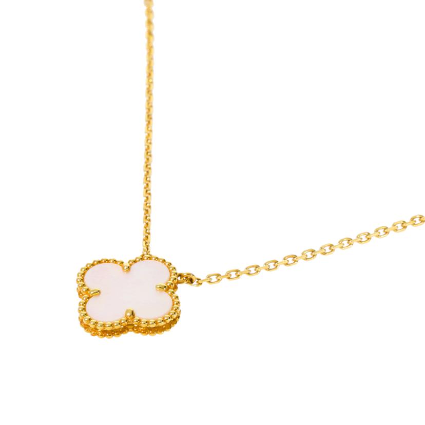 Van Cleef & Arpels /AU750ヴィンテージアルハンブラ マザーオブパールネックレス/VCARA45900//JE51025/ABランク/75