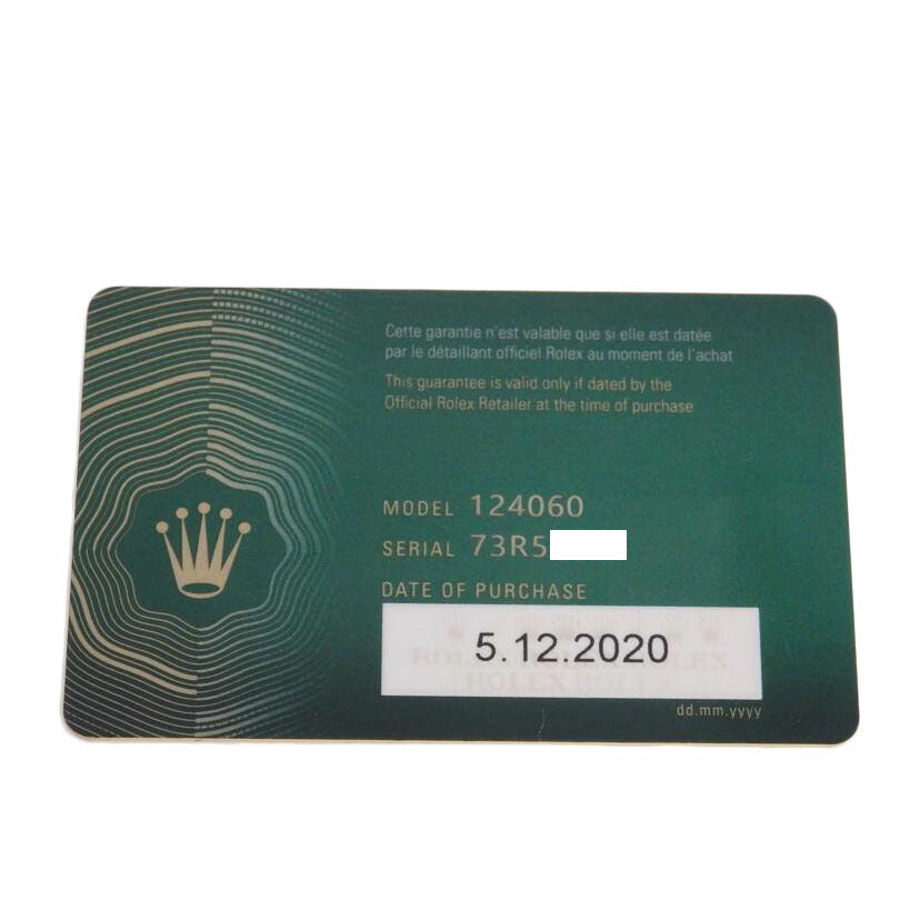 ROLEX ロレックス/サブマリーナ/ノンデイト/124060//73R57194/SAランク/77