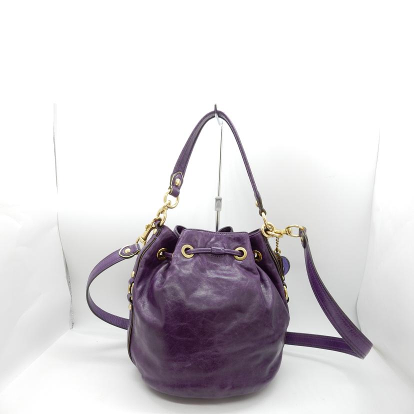 COACH コーチ/ポピー/シンチ/2WAY巾着ショルダーバッグ/17926//Bランク/02