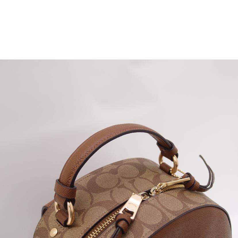 COACH コーチ 茶 リュック レディース/シグネチャージョーデインバックパック/ブラウン/F76622//B2021/SAランク/69