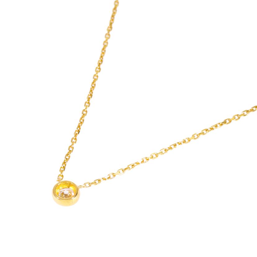 / K18ダイヤネックレス0.32ct//Aランク/78