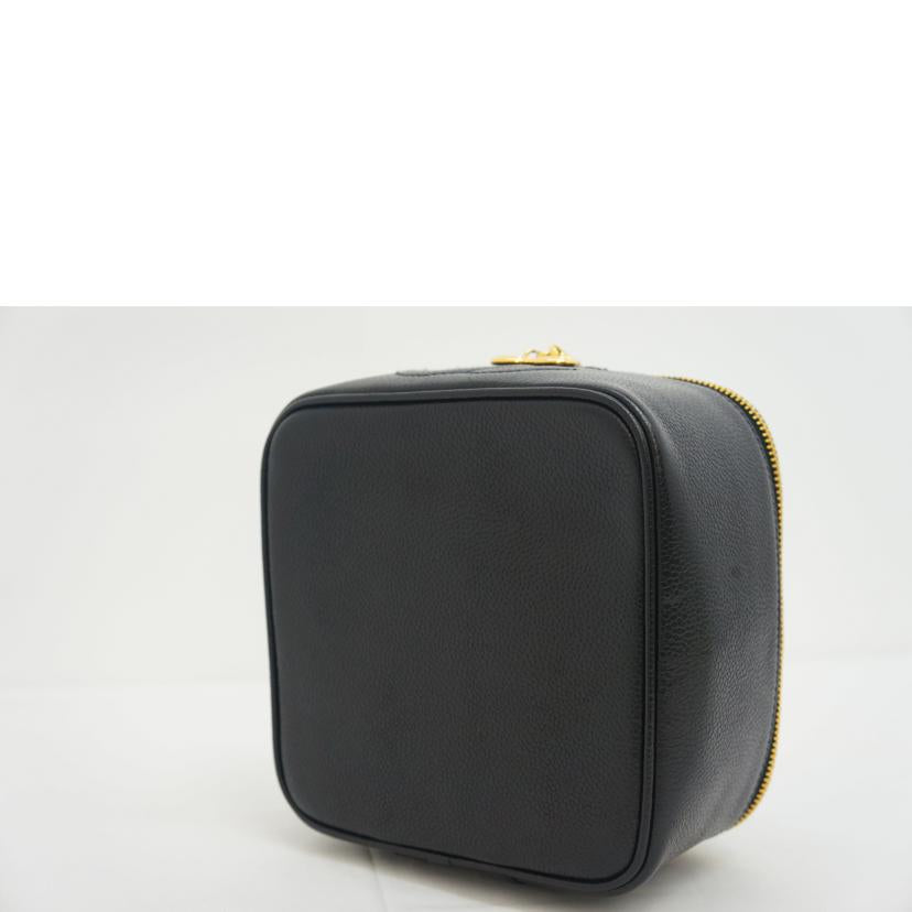 CHANEL シャネル/ヴィンテージ/キャビアスキンバニティ/GD金具/A07058//4273648/SAランク/09