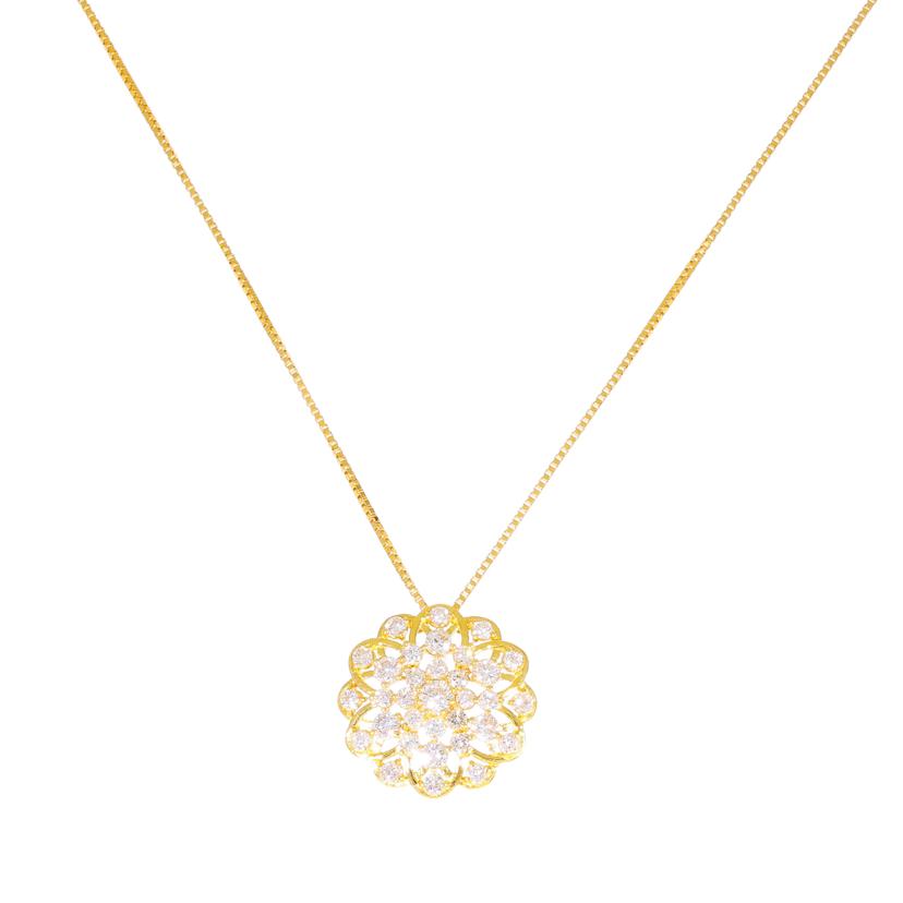 / K18ダイヤネックレス0.50ct//Aランク/71