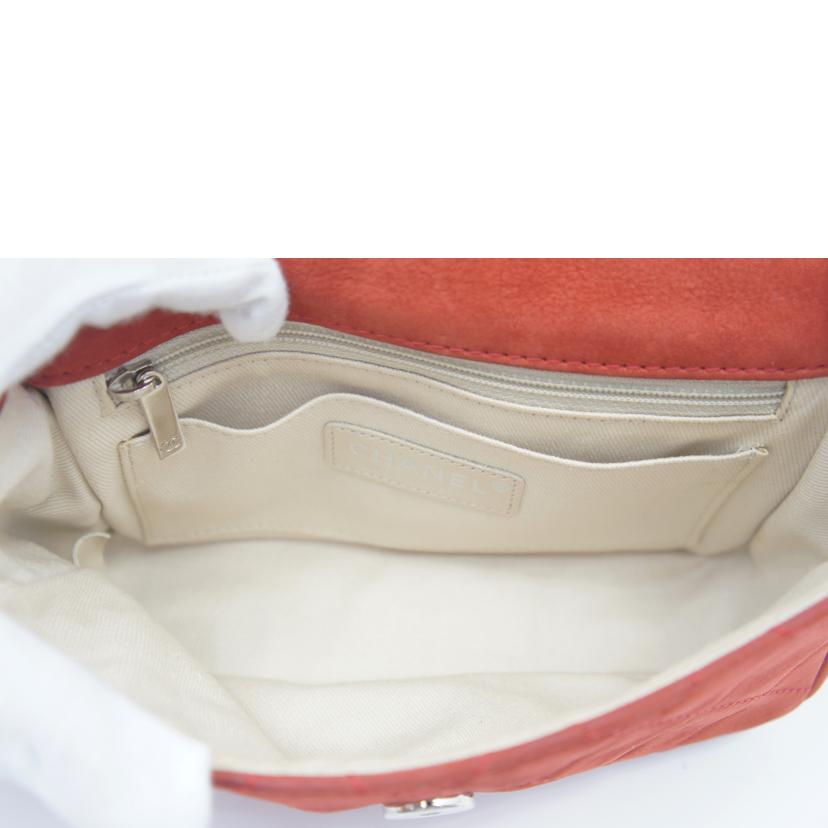 CHANEL シャネル/ココマークチェーンショルダー/赤//160*****/Bランク/75