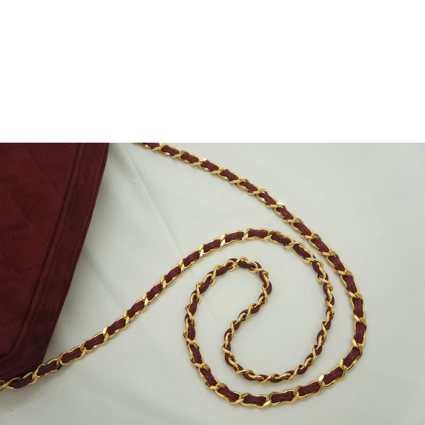 CHANEL シャネル/ヴィンテージ/マトラッセ/フリンジ/スエード/ボルドー/A03739//2933579/ABランク/09