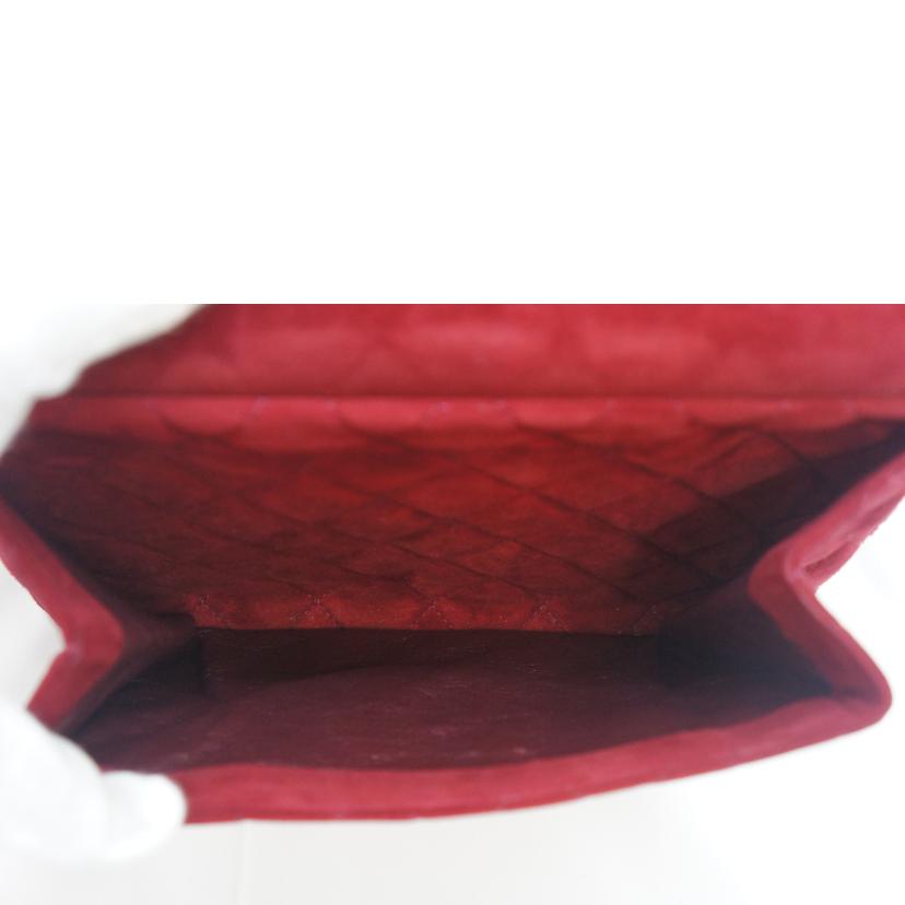 CHANEL シャネル/ヴィンテージ/マトラッセ/フリンジ/スエード/ボルドー/A03739//2933579/ABランク/09