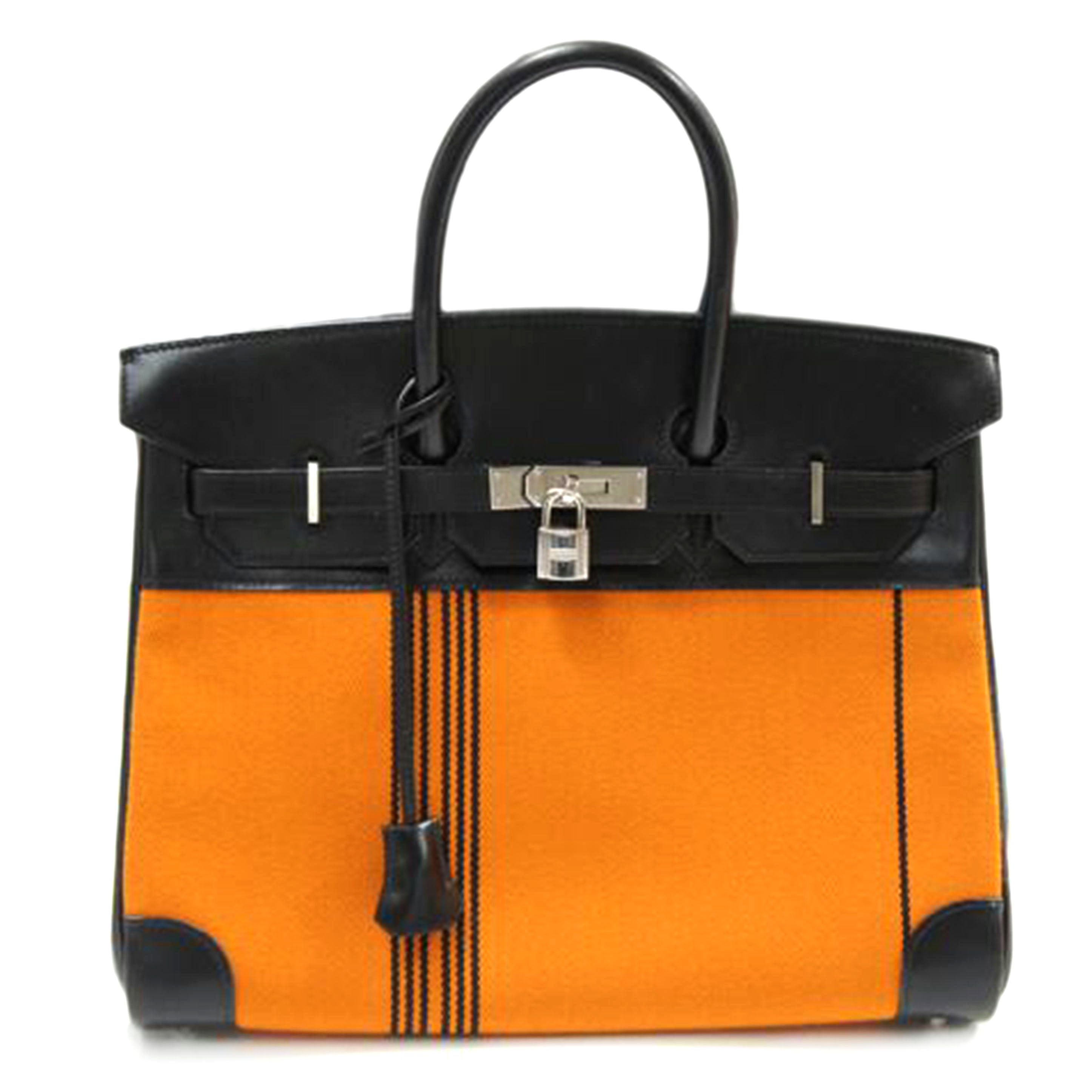 HERMES エルメス/バーキン35/トワルポタモス×ボックスカーフ//53E □I刻印/ABランク/75