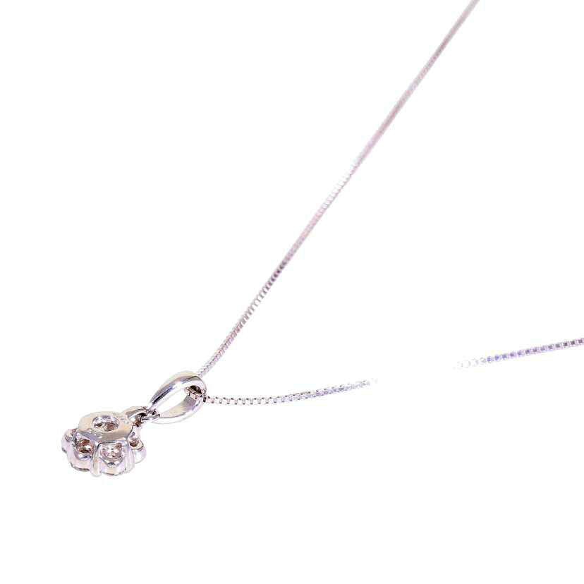 / K18WGダイヤネックレス0.50ct//Aランク/71