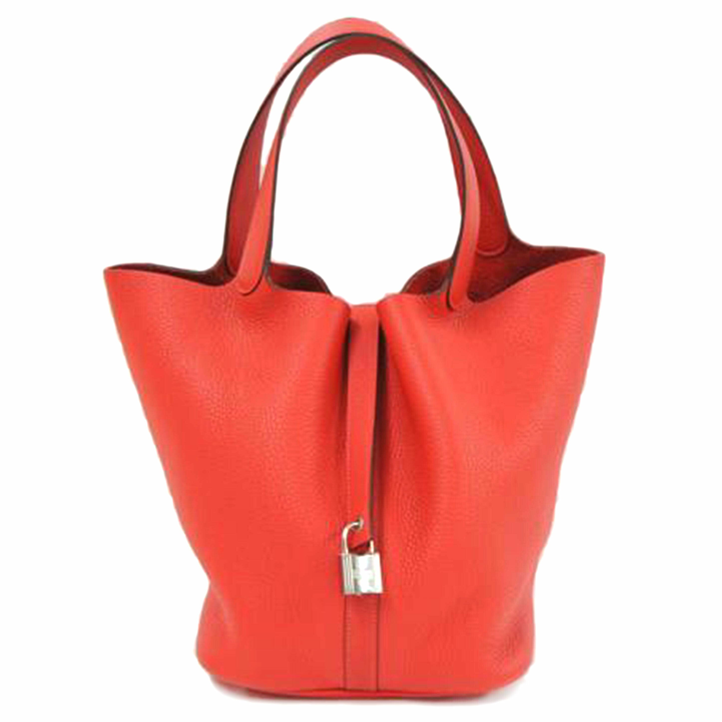 HERMES エルメス/ピコタンロックGM/トリヨンクレマンス/ルージュピヴォワンヌ//T刻印CT010 FA/Aランク/75