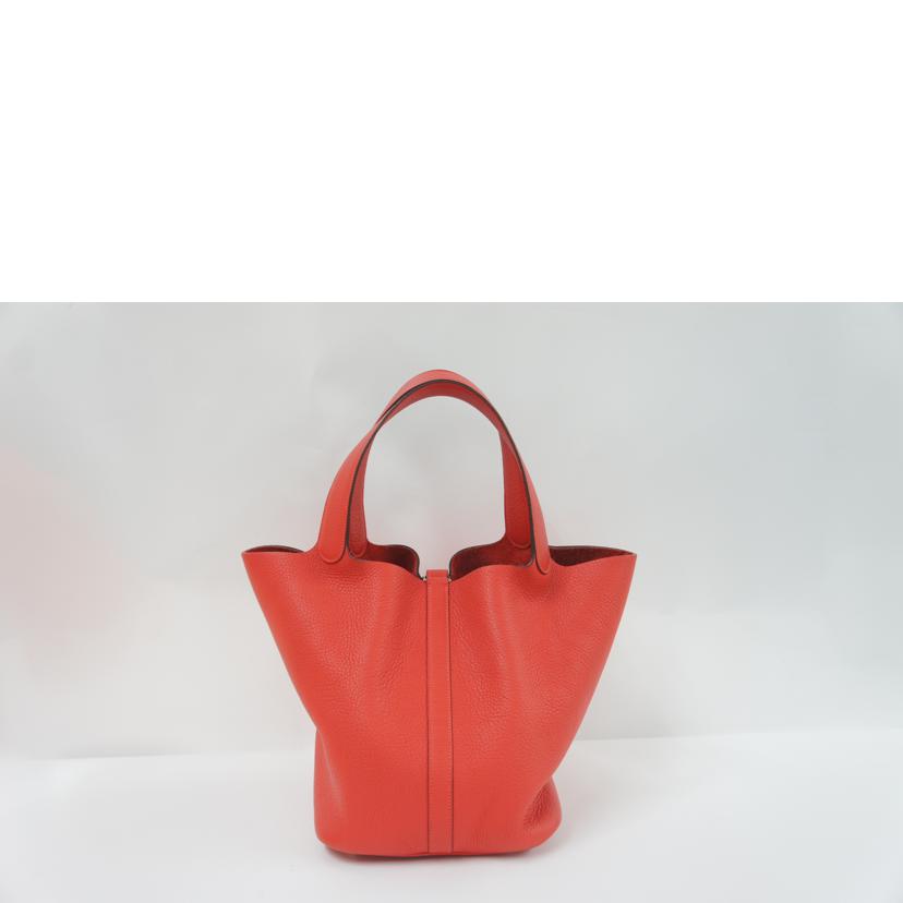 HERMES エルメス/ピコタンロックGM/トリヨンクレマンス/ルージュピヴォワンヌ//T刻印CT010 FA/Aランク/75