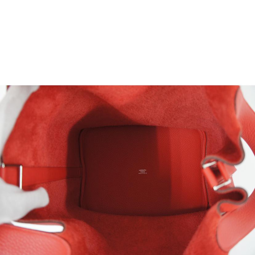 HERMES エルメス/ピコタンロックGM/トリヨンクレマンス/ルージュピヴォワンヌ//T刻印CT010 FA/Aランク/75